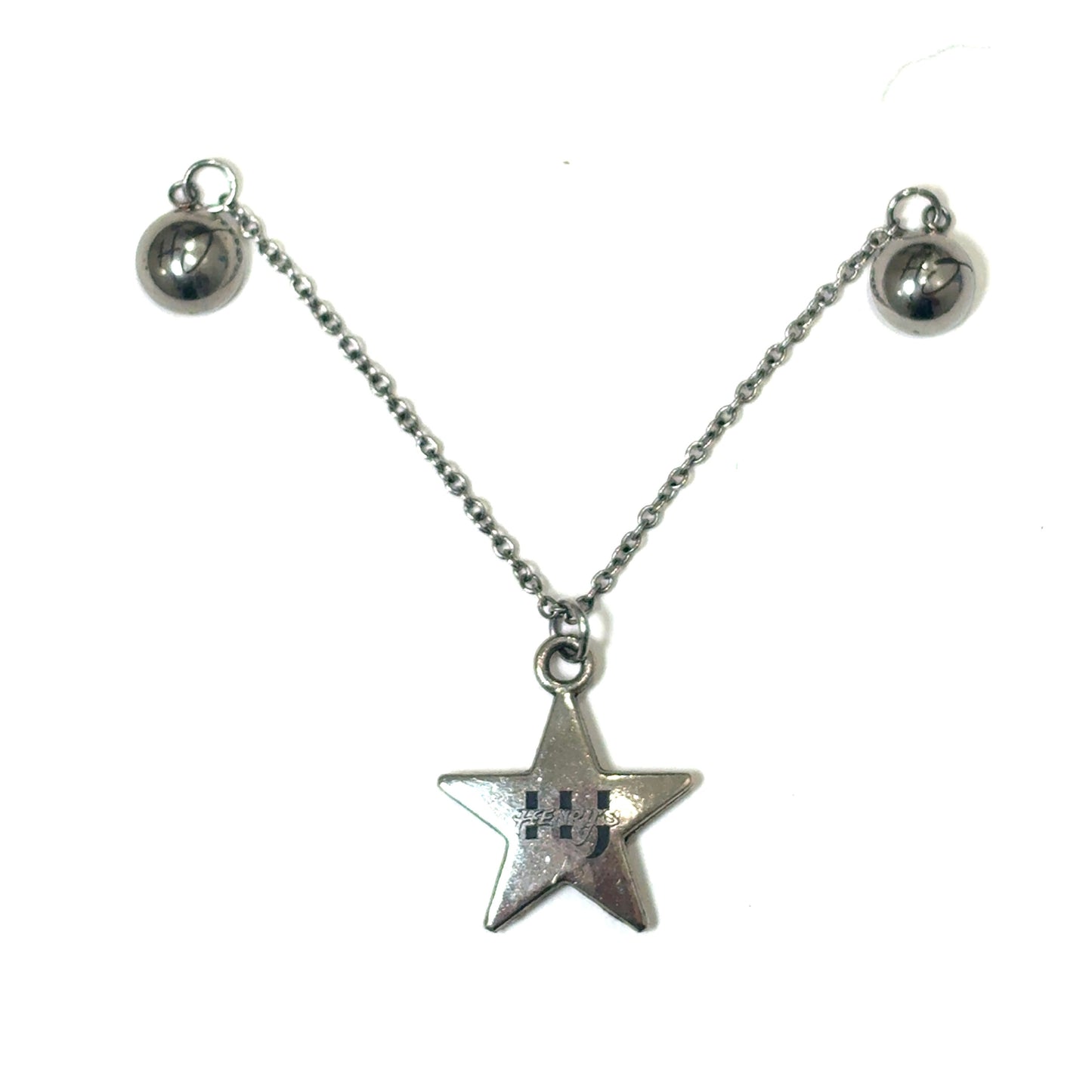 HJ CHAIN STAR PIN